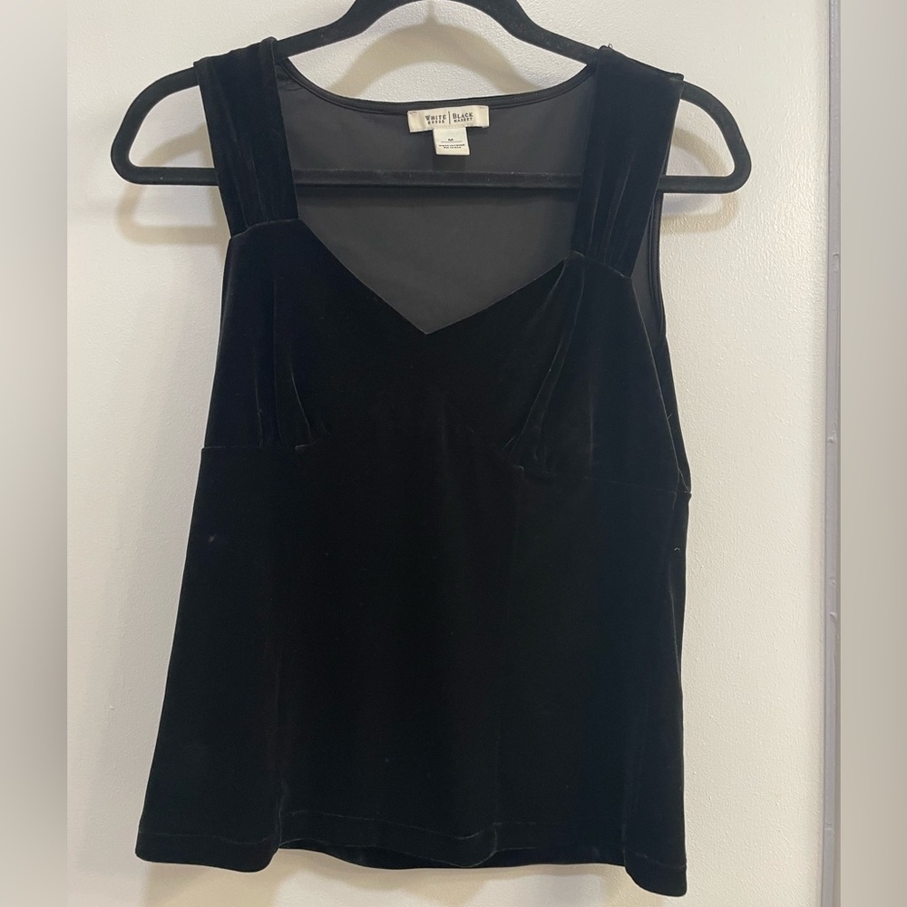 White House Black Market velour top